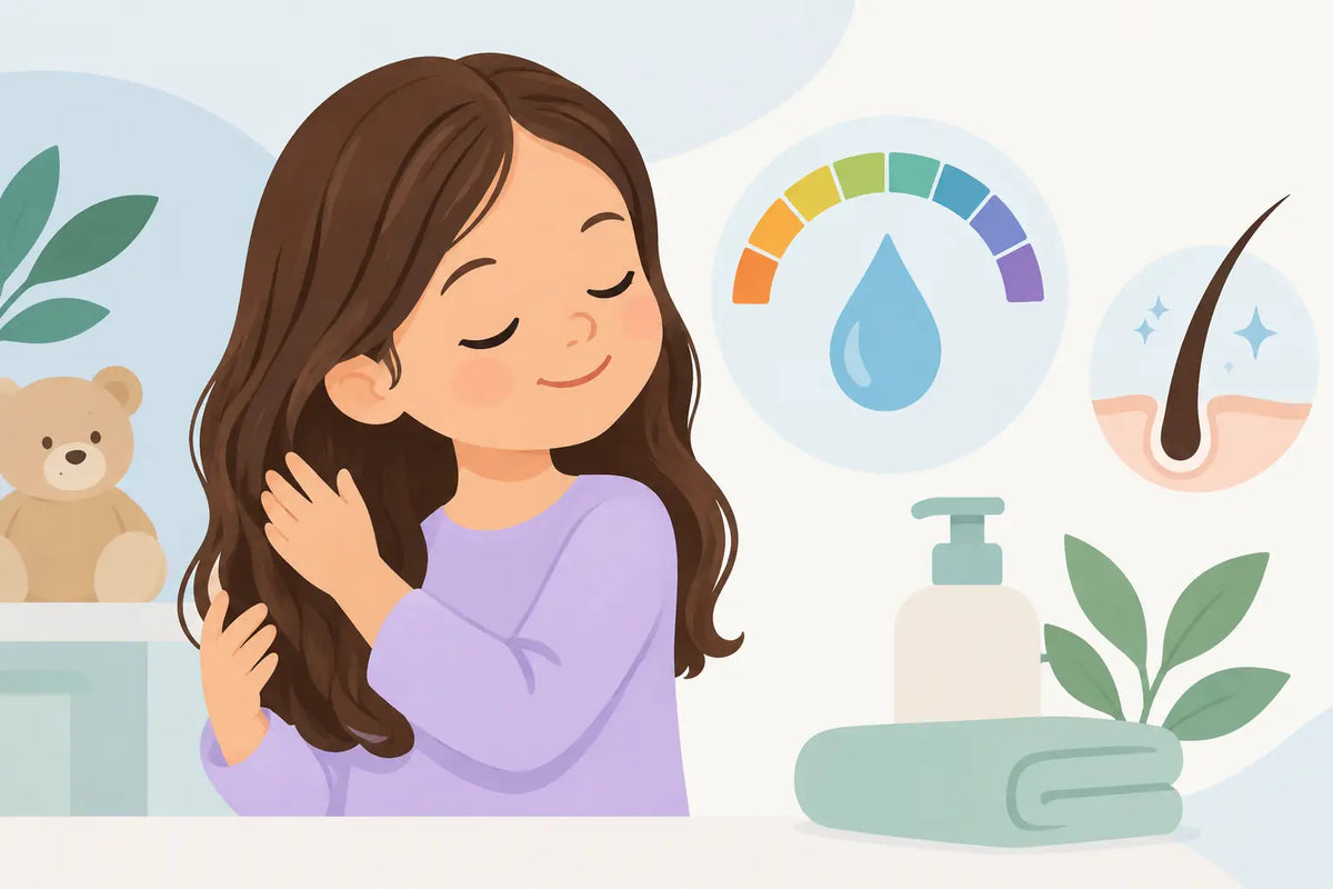 Guía sobre pH capilar infantil para cuidarlo