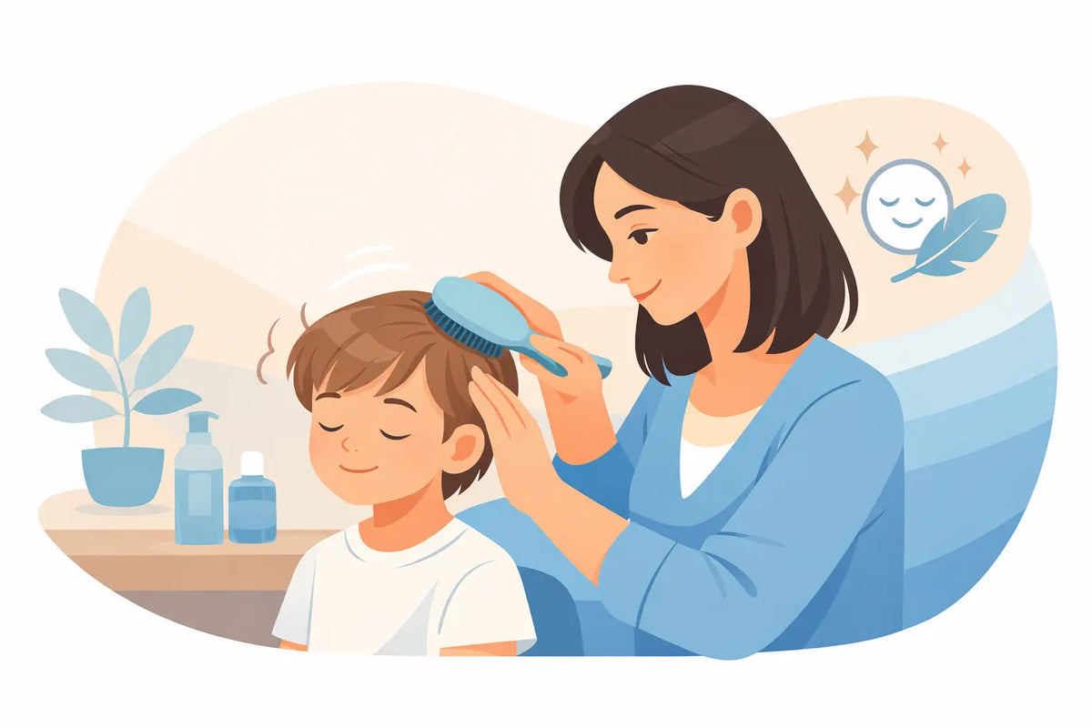 Cómo peinar niños sin jalones con suavidad