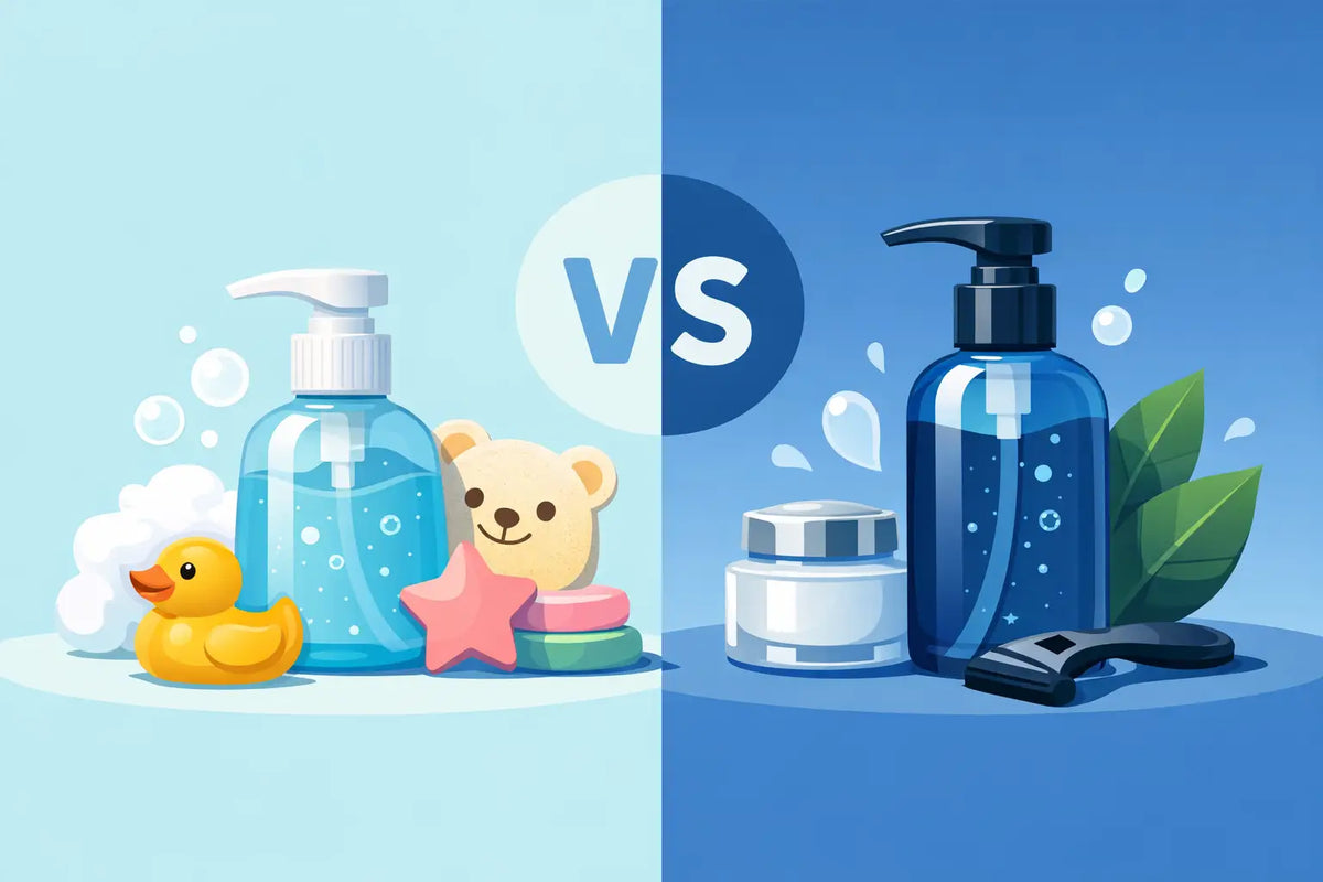Gel infantil vs gel adulto: cuál elegir