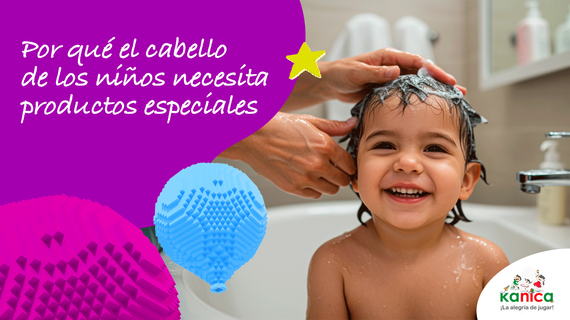 ¿Por qué el cabello de los niños necesita productos especiales?