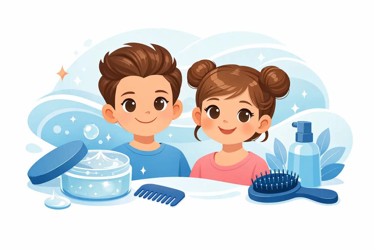 Gel infantil para peinados suaves y duraderos