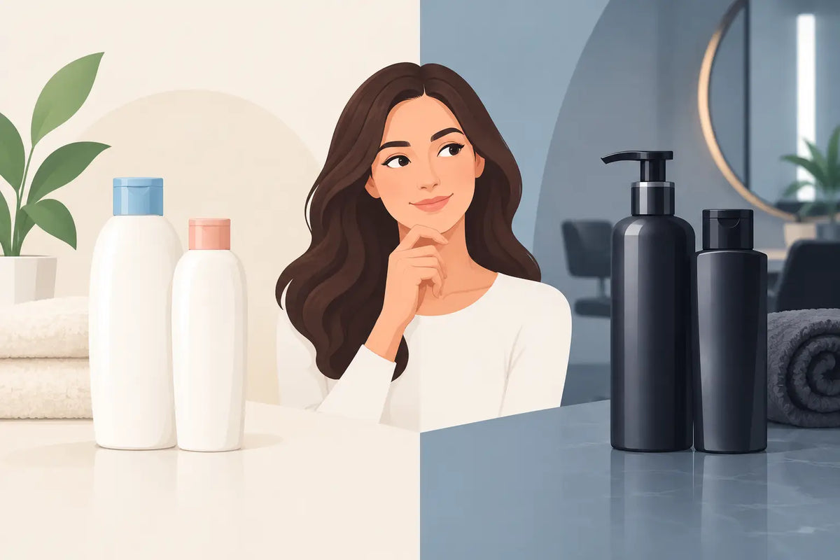 Shampoo familiar vs shampoo profesional: ¿cuál elegir?