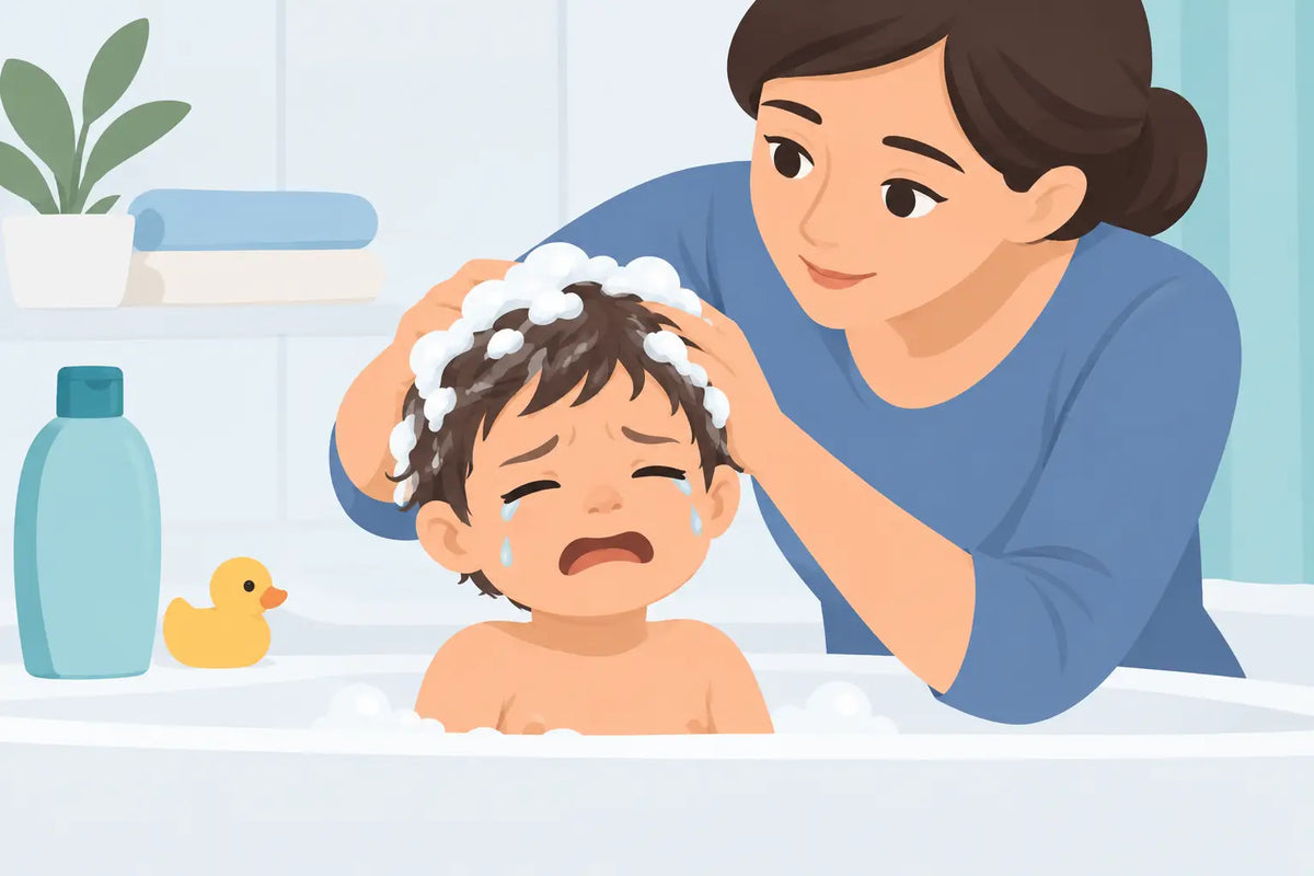 ¿El shampoo causa lágrimas en niños? Qué hacer