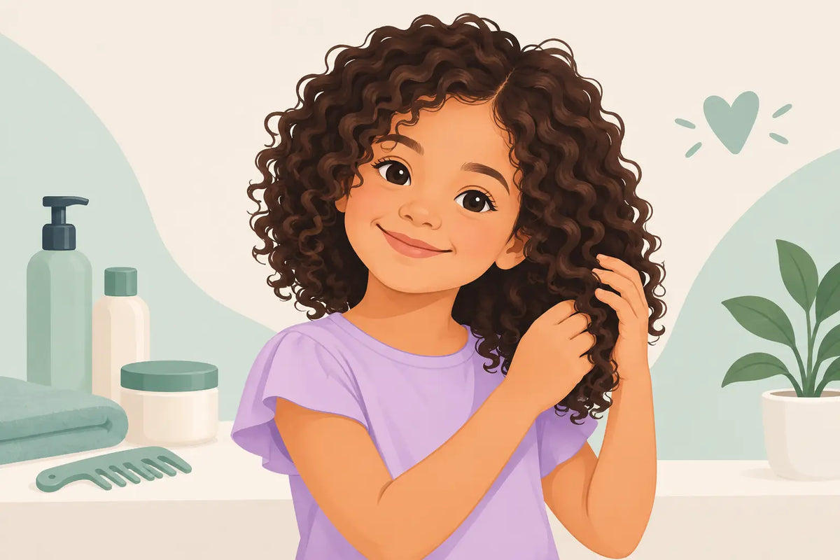 Guía cabello rizado en niños sin frizz