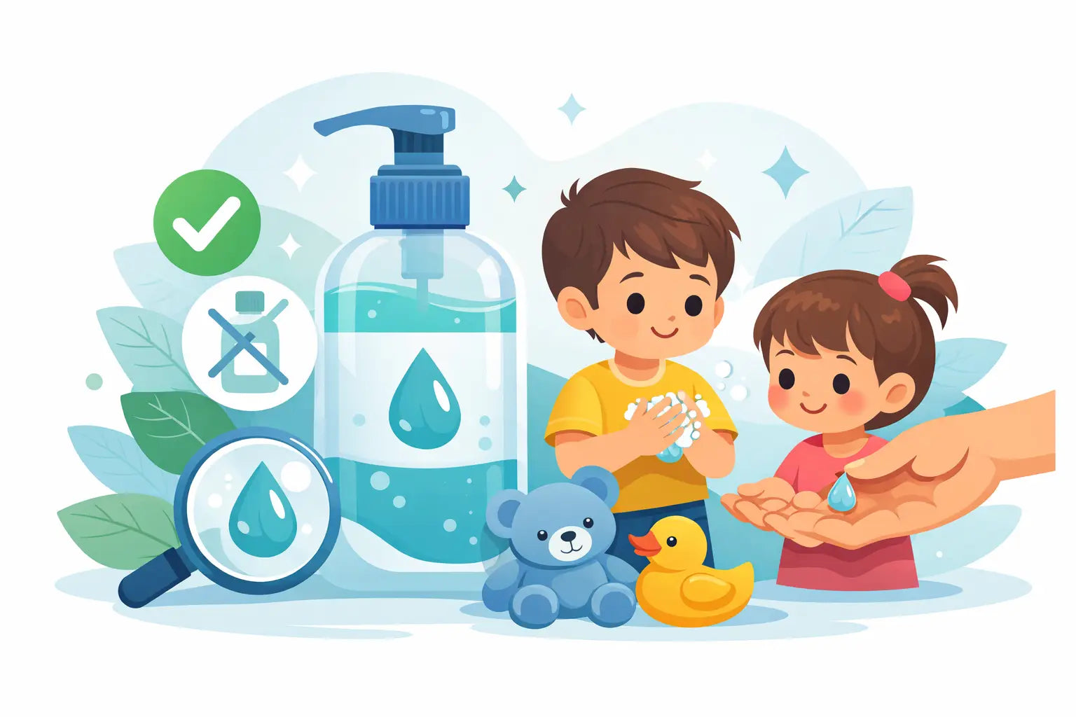 Gel para niños sin alcohol: cómo elegirlo
