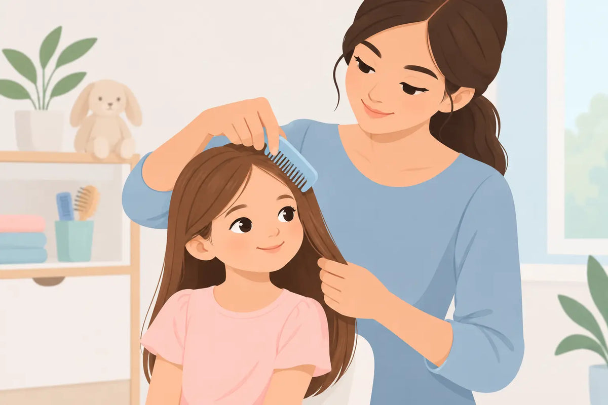 Cómo peinar cabello fino infantil sin maltratarlo