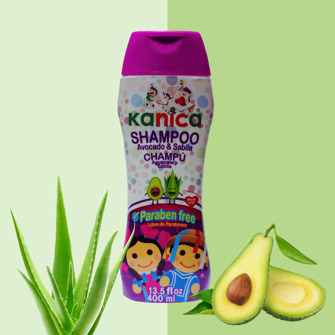 Shampoo Kanica de Aloe Vera y Aguacate – Sin Parabenos