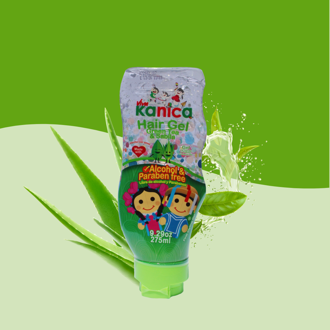 Gel Capilar Kanica de Aloe Vera y Té Verde – Sin Parabenos ni Alcohol