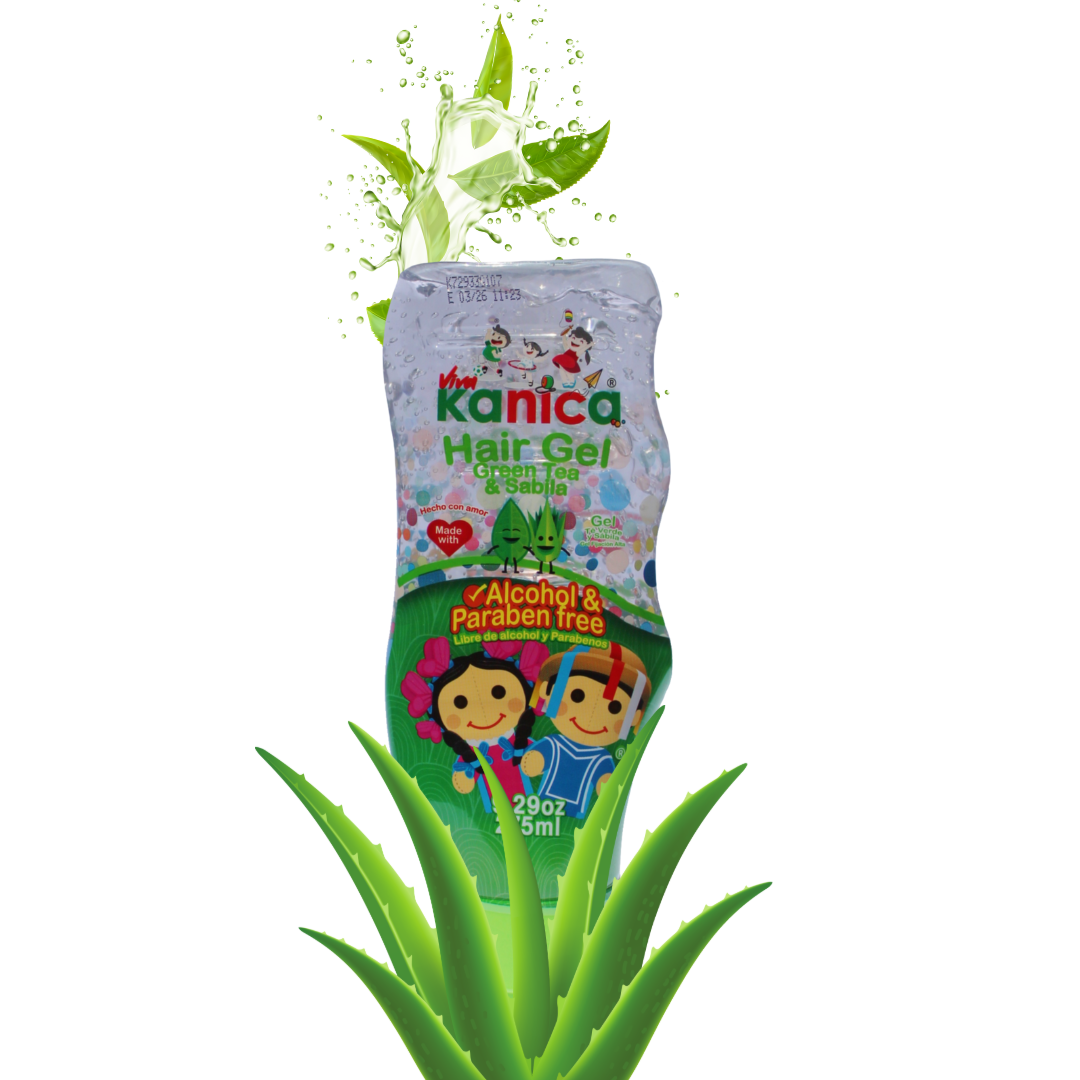 Gel Capilar Kanica de Aloe Vera y Té Verde – Sin Parabenos ni Alcohol