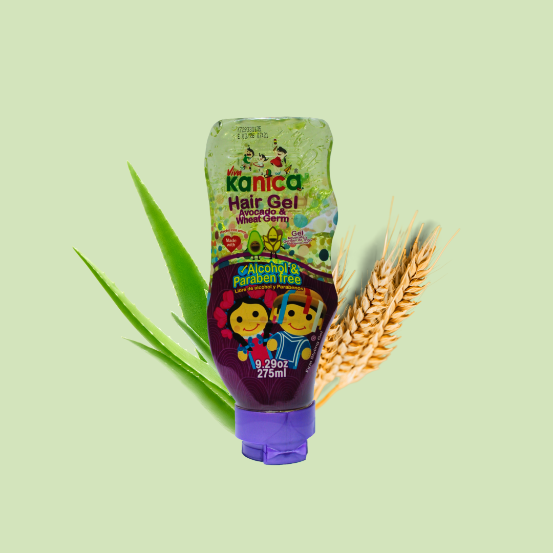 Kit Kanica de Shampoo y Gel para Niños – Cuidado Natural y Suave para el Cabello Infantil (Aguacate y Germen de Trigo)