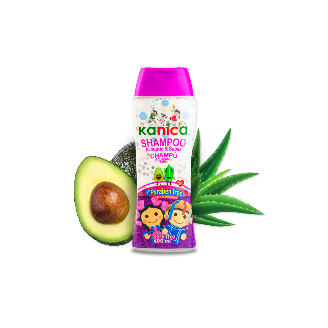 Shampoo Kanica de Aloe Vera y Aguacate – Sin Parabenos