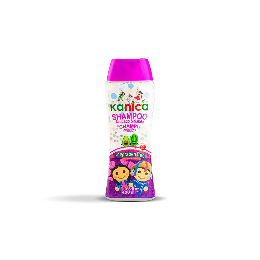 Kit Kanica de Shampoo y Gel para Niños – Cuidado Natural y Suave para el Cabello Infantil (Aguacate y Germen de Trigo)