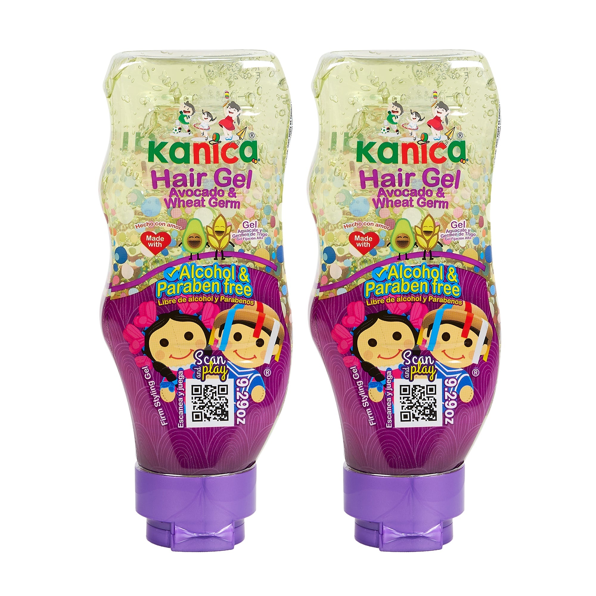 Kit Duo Gel Capilar Kanica de Aguacate y Germen de Trigo – Sin Parabenos ni Alcohol