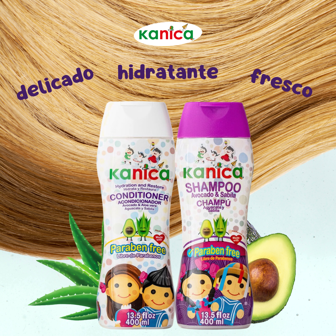 Set de Shampoo y Acondicionador de Aloe Vera y Aguacate – Sin Parabenos, Cuidado Nutritivo para Todo Tipo de Cabello (2 Shampoos y 2 Acondicionadores, 13.5 fl oz cada uno)