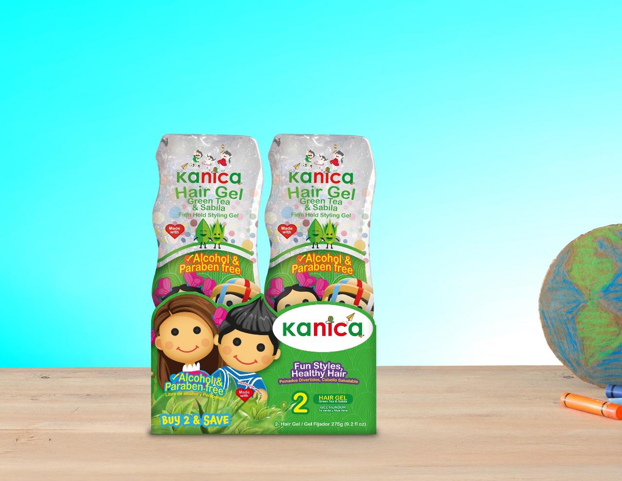 Kit Duo Gel Capilar Kanica de Aloe Vera y Té Verde – Sin Parabenos ni Alcohol