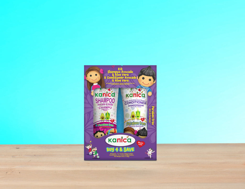 Set de Shampoo y Acondicionador de Aloe Vera y Aguacate – Sin Parabenos, Cuidado Nutritivo para Todo Tipo de Cabello (2 Shampoos y 2 Acondicionadores, 13.5 fl oz cada uno)